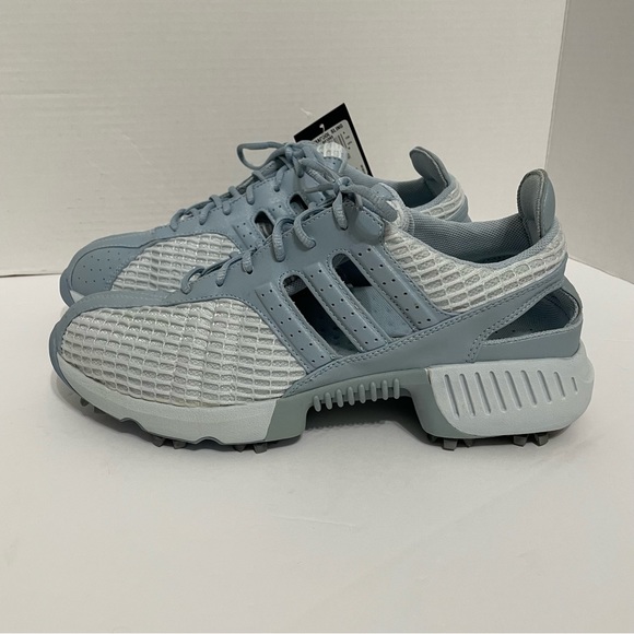 adidas gazelle silver green womens Adidas Women's Climacool Cage Golf Shoes Grey/Green